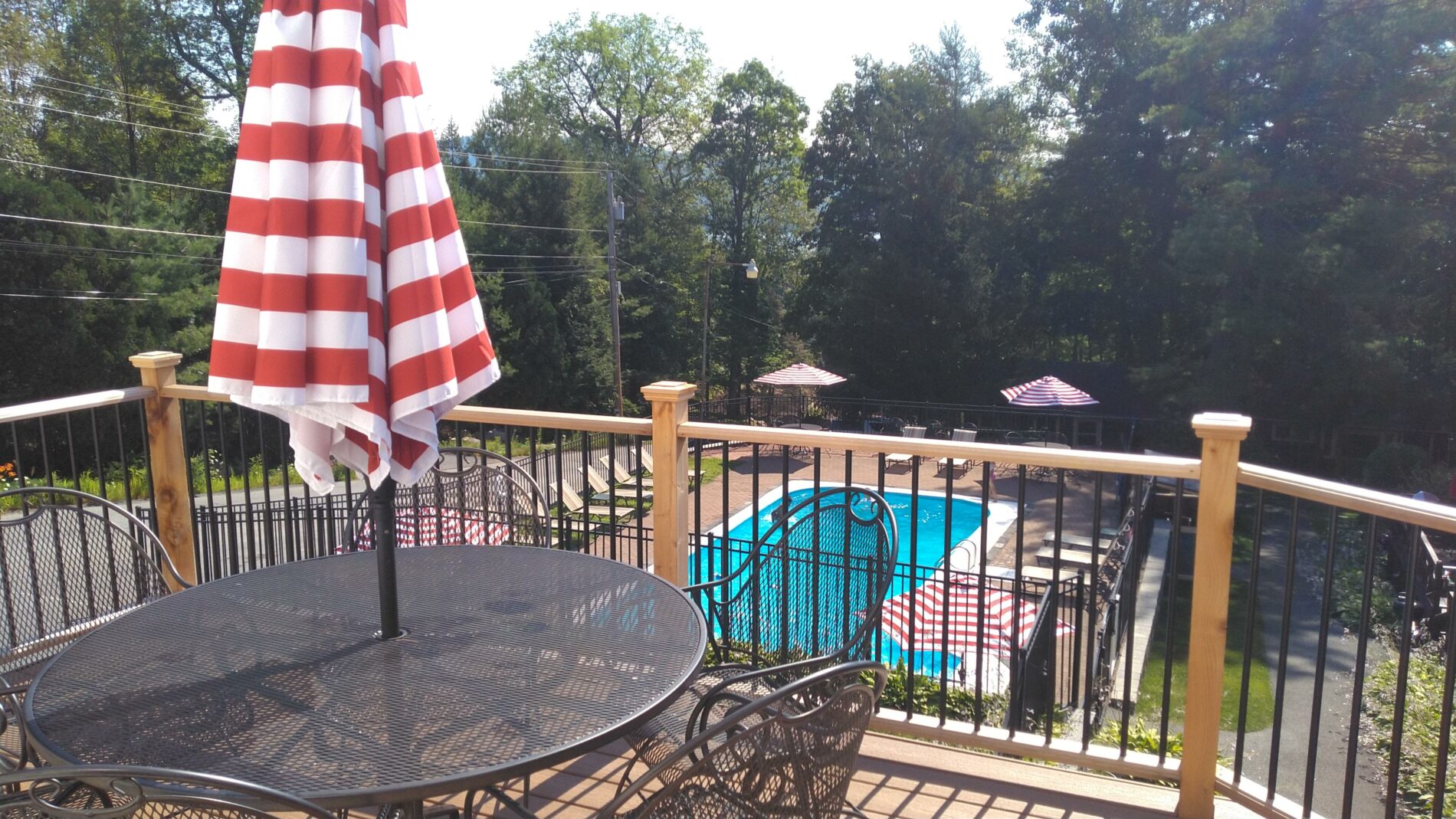 house rental 14 deck view