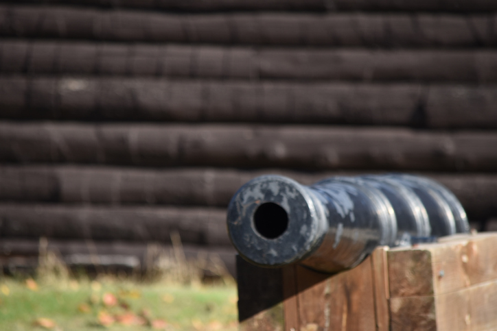 Cannon in Lake George